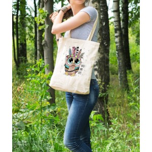 Bez Çanta Wild And Free Baskılı Çanta Hediyelik Çanta BDKCNTA012