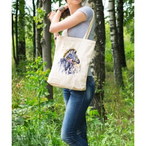 Bez Çanta Love Zebra Baskılı Çanta Hediyelik Çanta BDKCNTA031