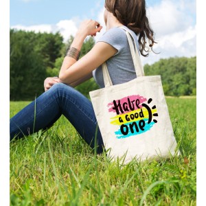 Bez Çanta Have God One Baskılı Çanta Hediyelik Çanta BDKCNTA036