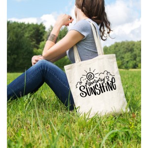 Bez Çanta Sun Shine Black Baskılı Çanta Hediyelik Çanta BDKCNTA040