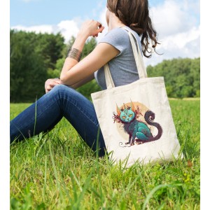 Bez Çanta Cool Cat KS Baskılı Çanta Hediyelik Çanta BDKCNTA056