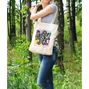 Bez Çanta Flower Girl WSX Baskılı Çanta Hediyelik Çanta BDKCNTA060