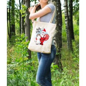 Bez Çanta Holly Holly Baskılı Çanta Hediyelik Çanta BDKCNTA065