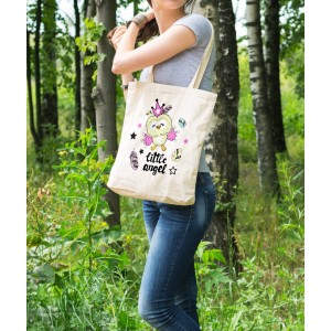 Bez Çanta Little Angel Baskılı Çanta Hediyelik Çanta BDKCNTA072