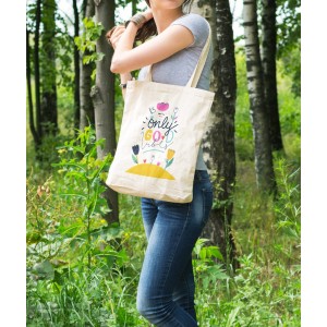 Bez Çanta Only God  Baskılı Çanta Hediyelik Çanta BDKCNTA078