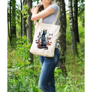 Bez Çanta Cool Cat V3 Baskılı Çanta Hediyelik Çanta BDKCNTA079