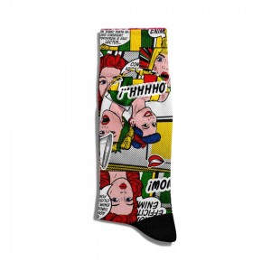 Eğlenceli Çorap Unisex  Popart Ohh Yeap Baskılı Çorap ECSOKET046