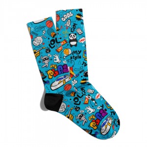 Eğlenceli Çorap Unisex  My Style Panda Lol  Baskılı Çorap ECSOKET061