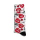 Eğlenceli Çorap Unisex  Love Lips PopArt Baskılı Çorap ECSOKET074