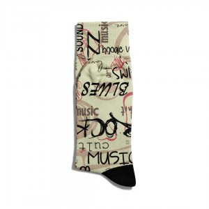 Eğlenceli Çorap Unisex  Rock Blues PopArt Baskılı Çorap ECSOKET104