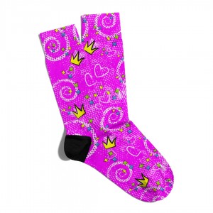 Eğlenceli Çorap Unisex  Love PopArt Baskılı Çorap ECSOKET154