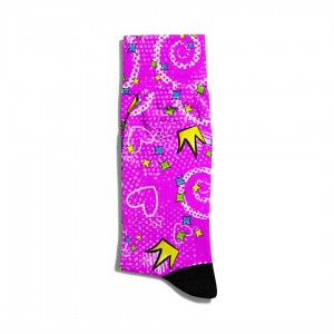 Eğlenceli Çorap Unisex  Love PopArt Baskılı Çorap ECSOKET154