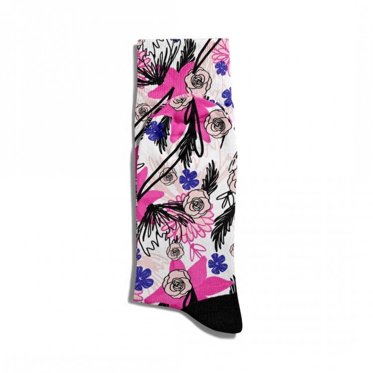 Eğlenceli Çorap Unisex  Cool Rose XT Baskılı Çorap ECSOKET157