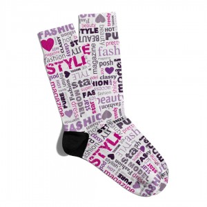 Eğlenceli Çorap Unisex  Fashion Style Desen Baskılı Çorap ECSOKET204
