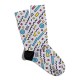 Eğlenceli Çorap Unisex Geometrik Cizgi Desen Baskılı Çorap ECSOKET212 Eğlenceli Çorap Unisex Geometrik Cizgi Desen Baskılı Çorap ECSOKET212