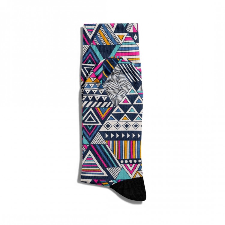 Eğlenceli Çorap Unisex Yaz Modası Etnik Desen Baskılı Çorap ECSOKET222 Eğlenceli Çorap Unisex Yaz Modası Etnik Desen Baskılı Çorap ECSOKET222
