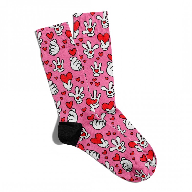 Eğlenceli Çorap Unisex Are You Ok Love Baskılı Çorap ECSOKET234