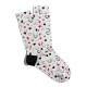 Eğlenceli Çorap Unisex Siyah Kırmızı Kalp Baskılı Çorap ECSOKET256 Eğlenceli Çorap Unisex Siyah Kırmızı Kalp Baskılı Çorap ECSOKET256