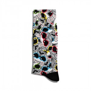 Eğlenceli Çorap Unisex Love Dog Sevimli Kopek Baskılı Çorap ECSOKET263