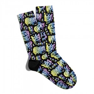 Eğlenceli Çorap Unisex Urban Cool  PopArt Baskılı Çorap ECSOKET285