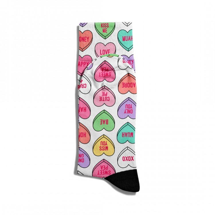 Eğlenceli Çorap Unisex Cutue Pie You Rock Desen Baskılı Çorap ECSOKET286