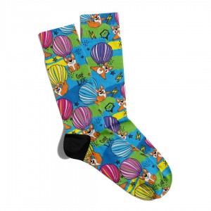 Eğlenceli Çorap Unisex Love Dog PopArt Baskılı Çorap ECSOKET292
