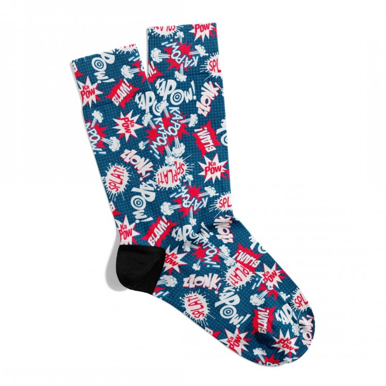 Eğlenceli Çorap Unisex  Zloonk Splat PopArt Baskılı Çorap ECSOKET309