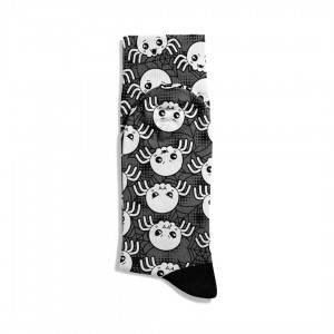 Eğlenceli Çorap Unisex Yavru Örümcek Desen Baskılı Çorap ECSOKET320