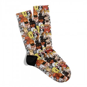 Eğlenceli Çorap Sevimli Dostlar Animal Baskılı Çorap ECSOKET351