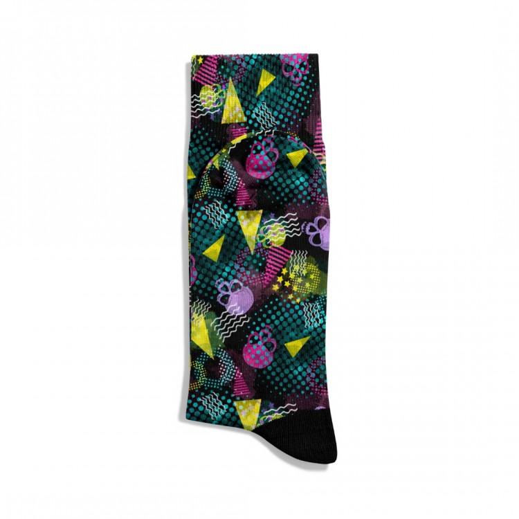 Eğlenceli Çorap Unisex Etnik Skull Kuru Kafa Desen Baskılı Çorap ECSOKET377