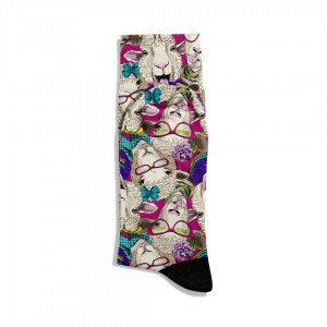 Eğlenceli Çorap Unisex Cool Animal Desen Baskılı Çorap ECSOKET390