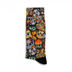 Eğlenceli Çorap Unisex Cute AnimalS XS  Desen Baskılı Çorap ECSOKET431