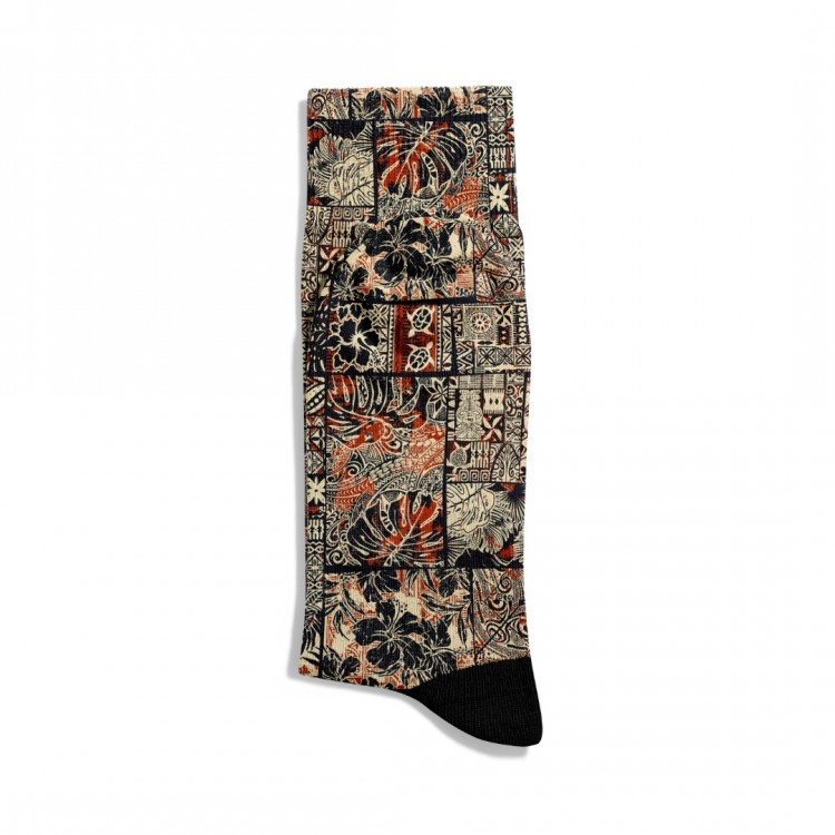 Eğlenceli Çorap Unisex Etnik Flower Yaz Desen Baskılı Çorap ECSOKET432 Eğlenceli Çorap Unisex Etnik Flower Yaz Desen Baskılı Çorap ECSOKET432