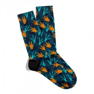 Eğlenceli Çorap Unisex Renkli Animal Ayak Baskılı Çorap ECSOKET439
