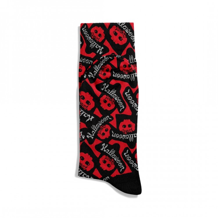 Eğlenceli Çorap Unisex Halloween Skull X2 Desen Baskılı Çorap ECSOKET452 Eğlenceli Çorap Unisex Halloween Skull X2 Desen Baskılı Çorap ECSOKET452