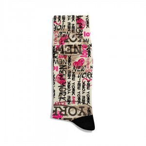 Eğlenceli Çorap  Unisex NY City Cool XDesen Baskılı Çorap ECSOKET458