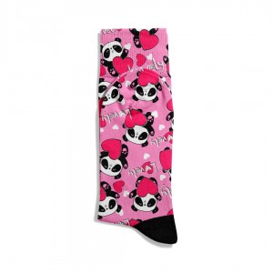 Eğlenceli Çorap  Unisex  Lovely Panda KS Desen Baskılı Çorap ECSOKET481
